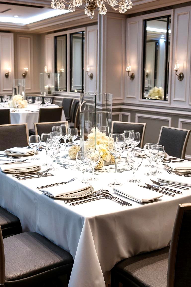 Modern Elegance Table Setting - 24 Table Setting Ideas