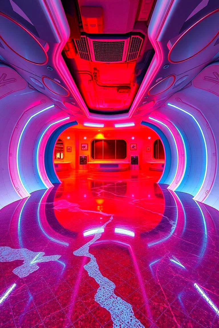 Modern Epoxy Innovation - 24 Man Cave Flooring Ideas