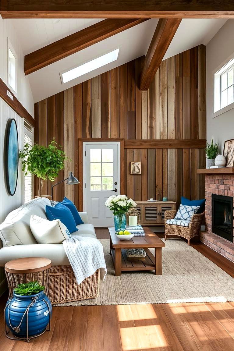Modern Farmhouse Fusion - 24 Blue and White Decor Ideas
