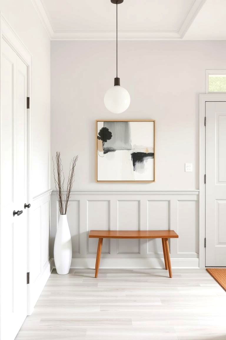Modern Flat Panel Wainscoting - 24 Walk-in Shower Tile Ideas