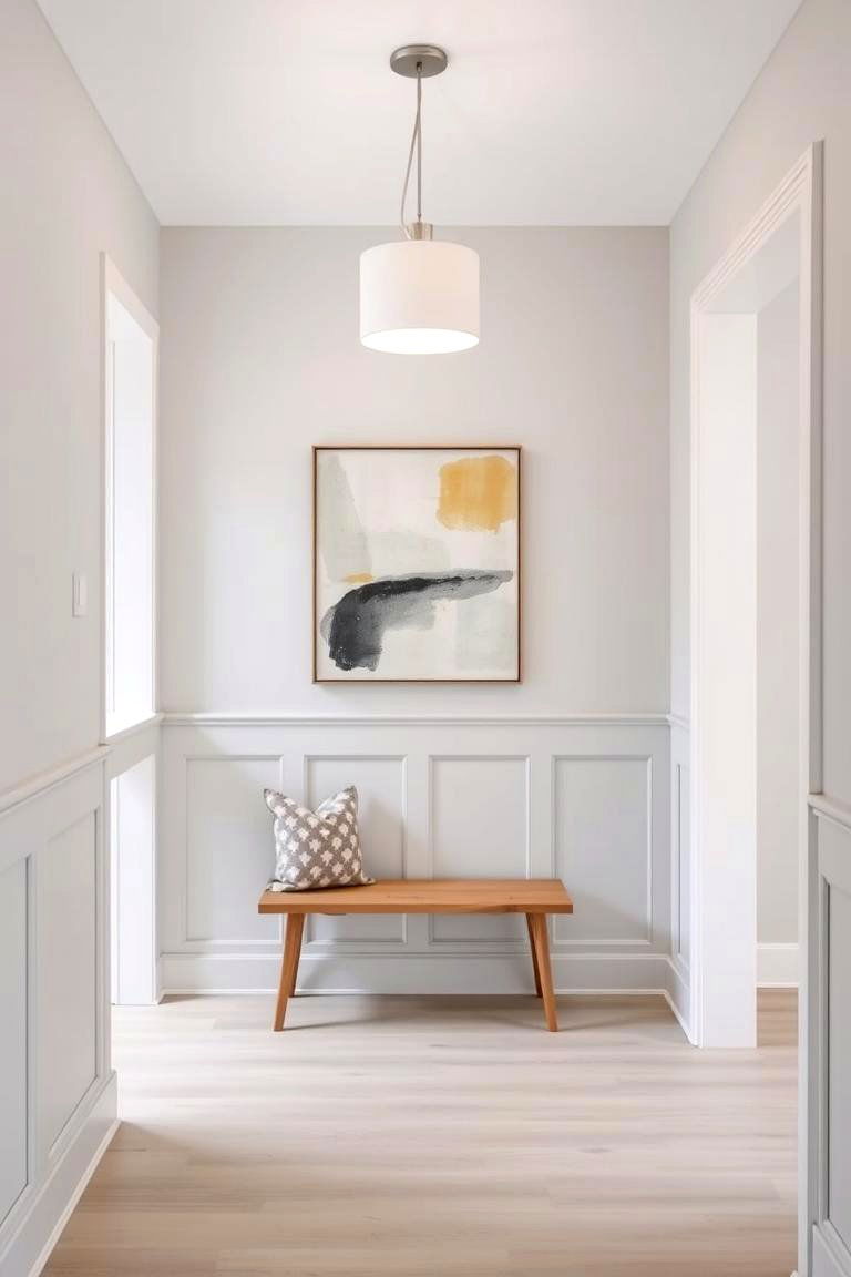 Modern Flat Panel Wainscoting - 24 Wainscoting Entryway Ideas