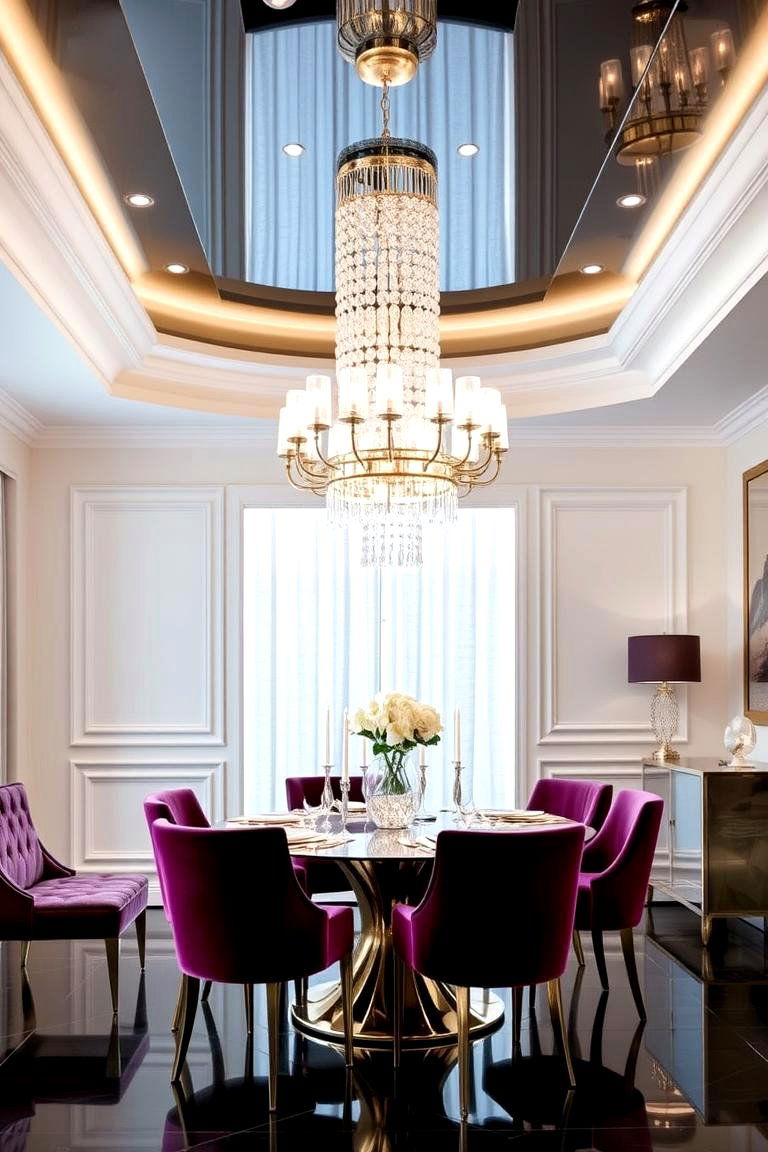 Modern Glam Dining Room - 24 Dining Room Ideas