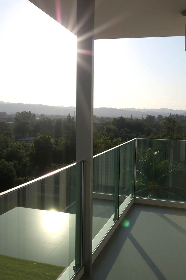 Modern Glass Balcony Railings - 24 Balcony Railing Design Ideas