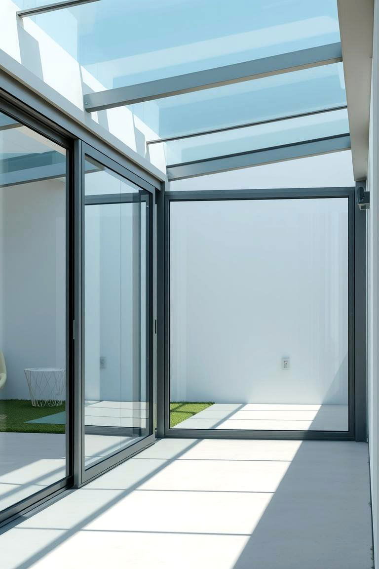 Modern Glass Enclosure - 24 Patio Enclosure Ideas