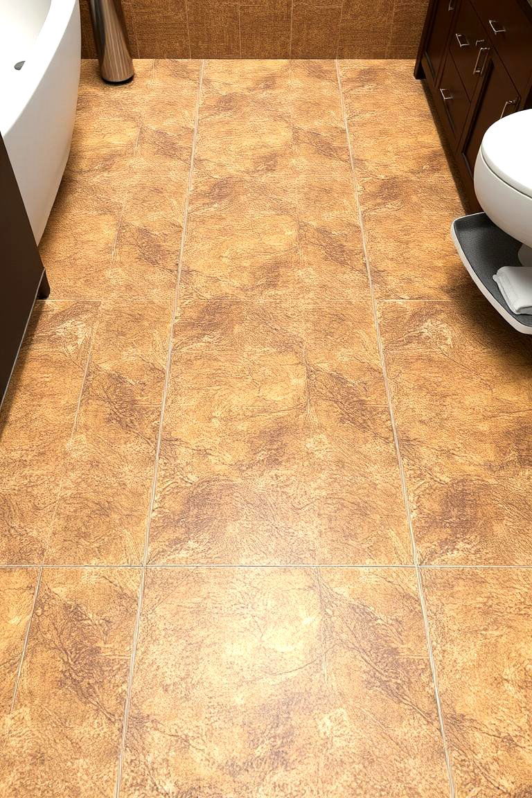 Modern Granite Floor Tiles - 24 Brown Granite Bathroom Ideas