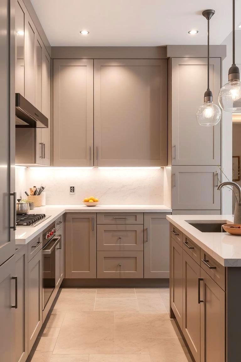 Modern Greige Kitchen Warmth - 24 Greige Interior Design Ideas
