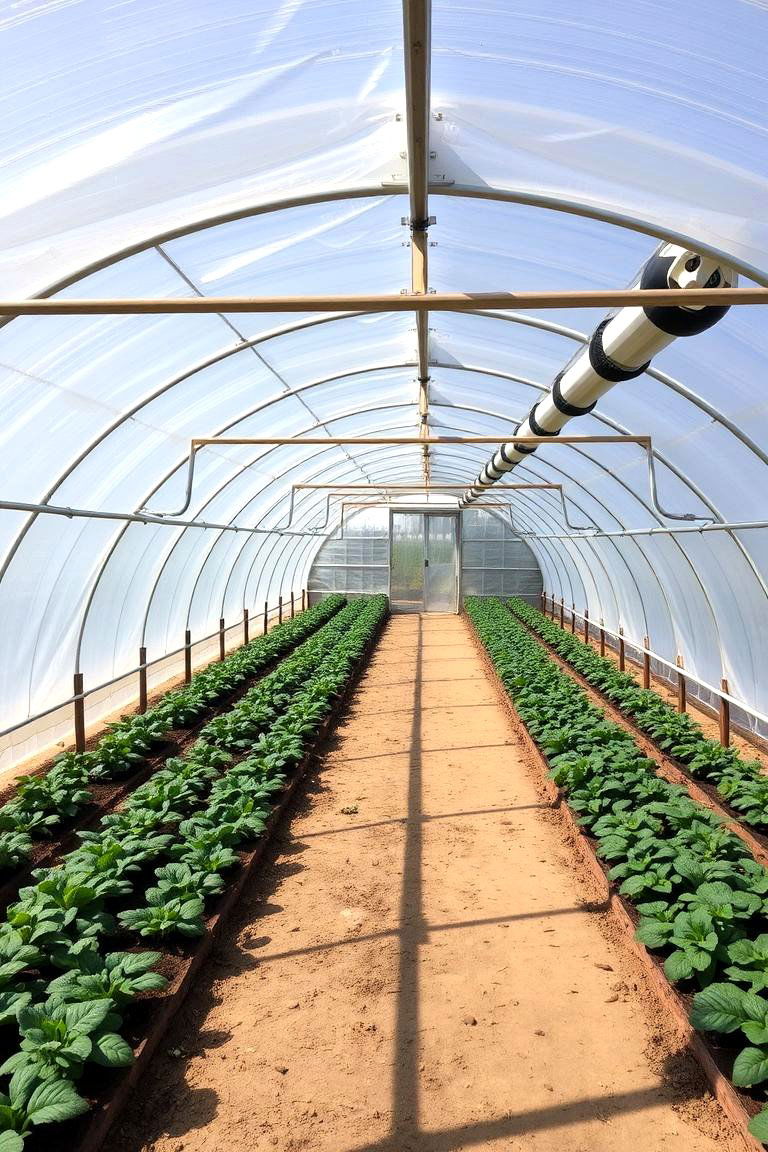 Modern Hoop House - 24 Greenhouse Ideas
