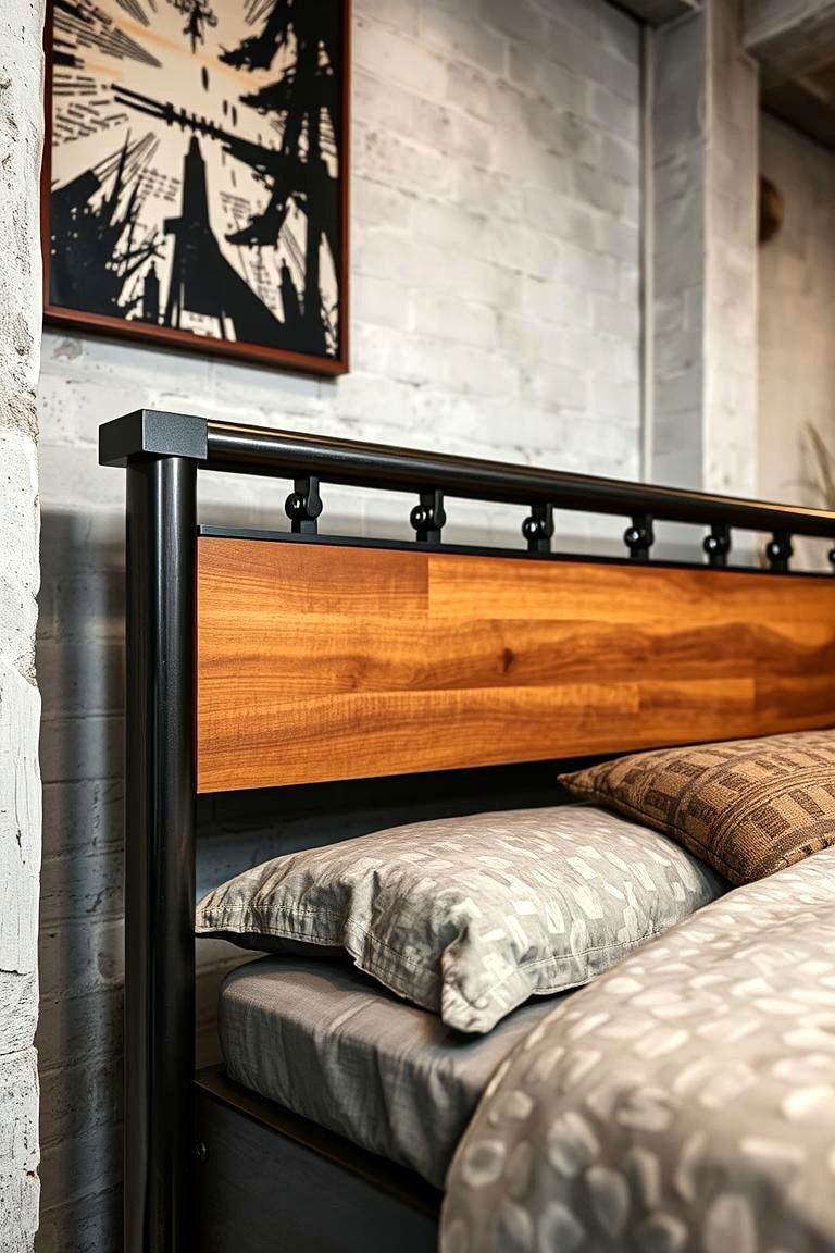 Modern Industrial Bed - 24 Unique Bed Design Ideas