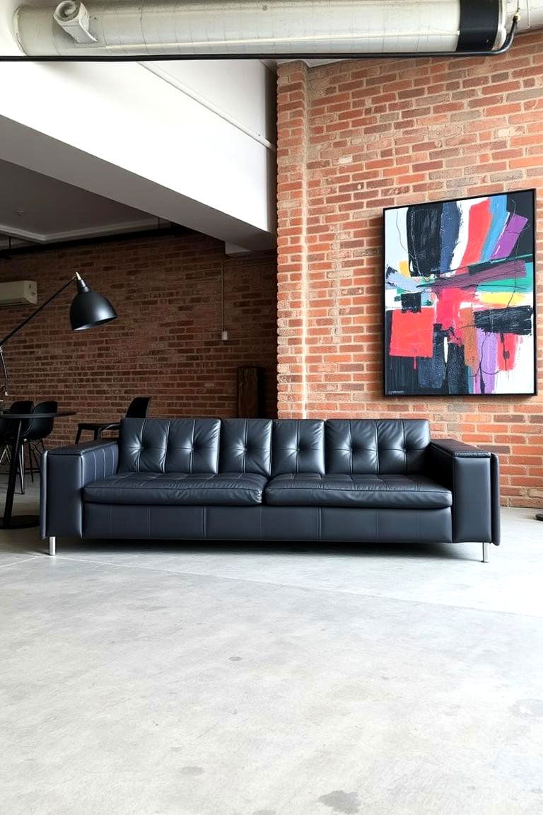 Modern Industrial Chic - 24 Grey Couch Living Room Ideas
