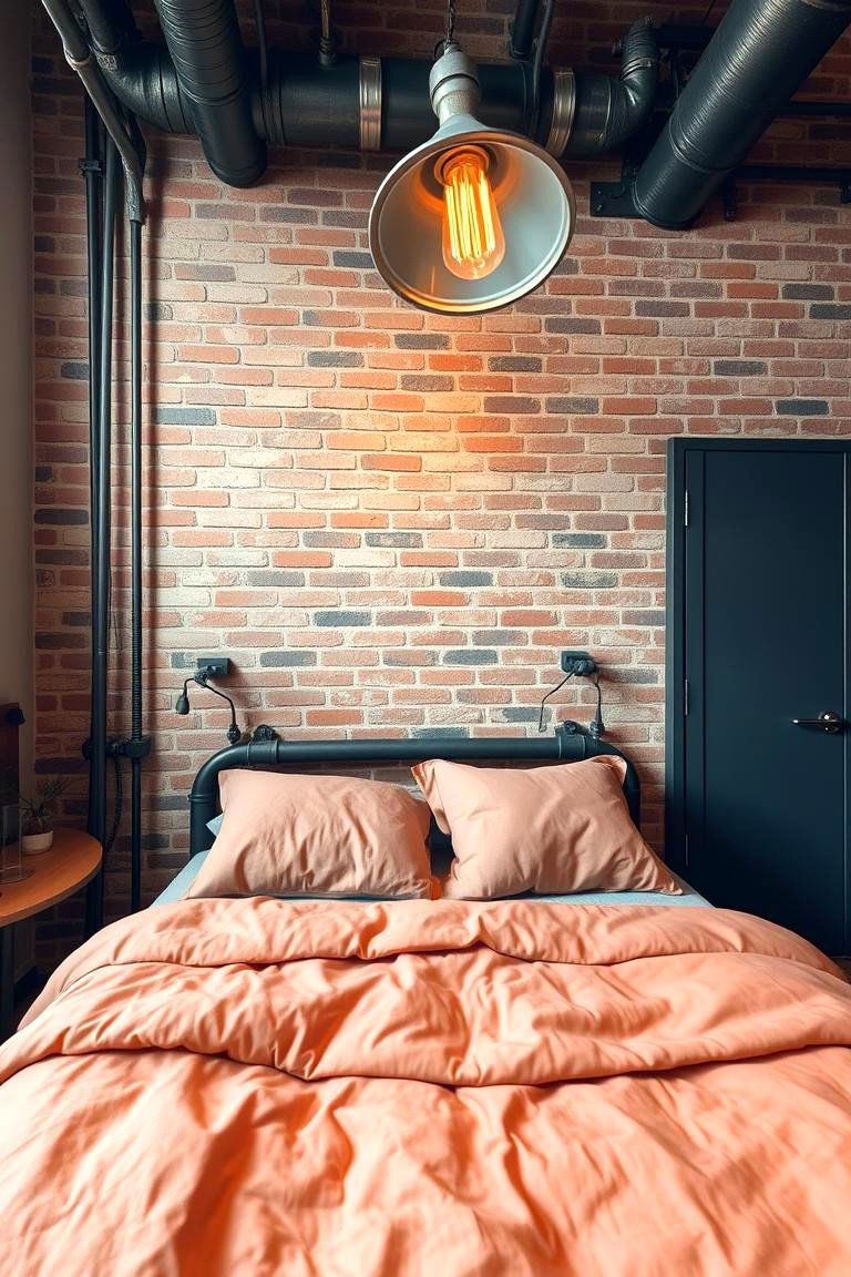 Modern Industrial Touches - 24 Dreamy Bedroom Design Ideas