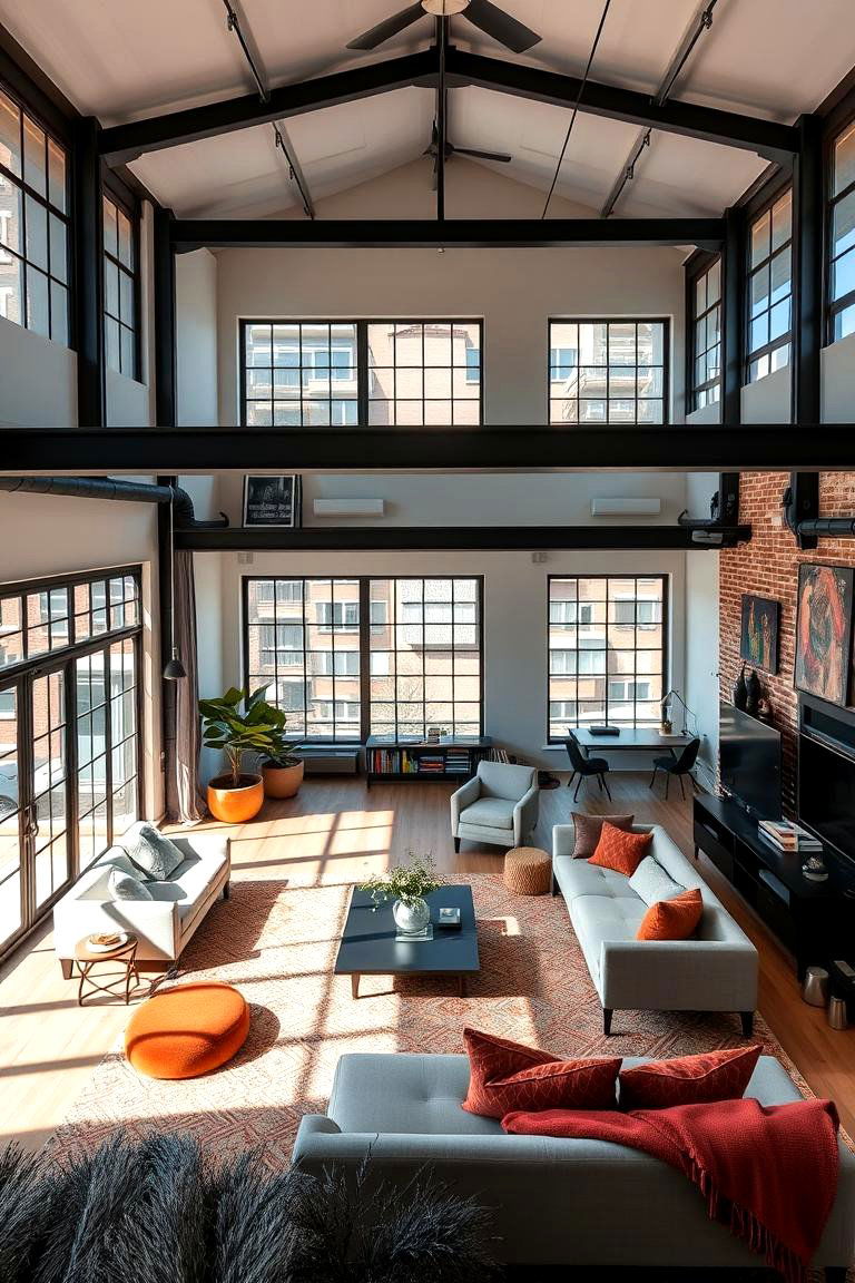 Modern Loft Inspired Feel - 24 Korean Living Room Ideas