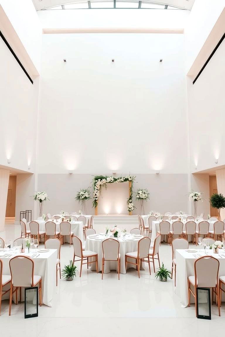 Modern Minimalism - 24 Wedding Theme Ideas
