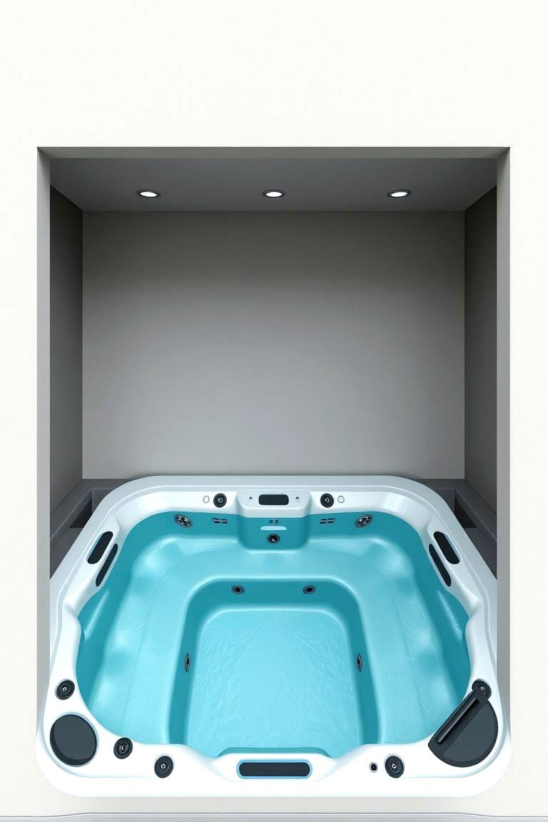 Modern Minimalism - 24 Hot Tub Decor Ideas