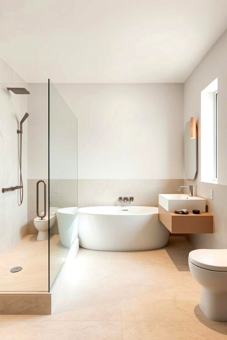 Modern Minimalism - 24 Travertine Tile Bathroom Ideas
