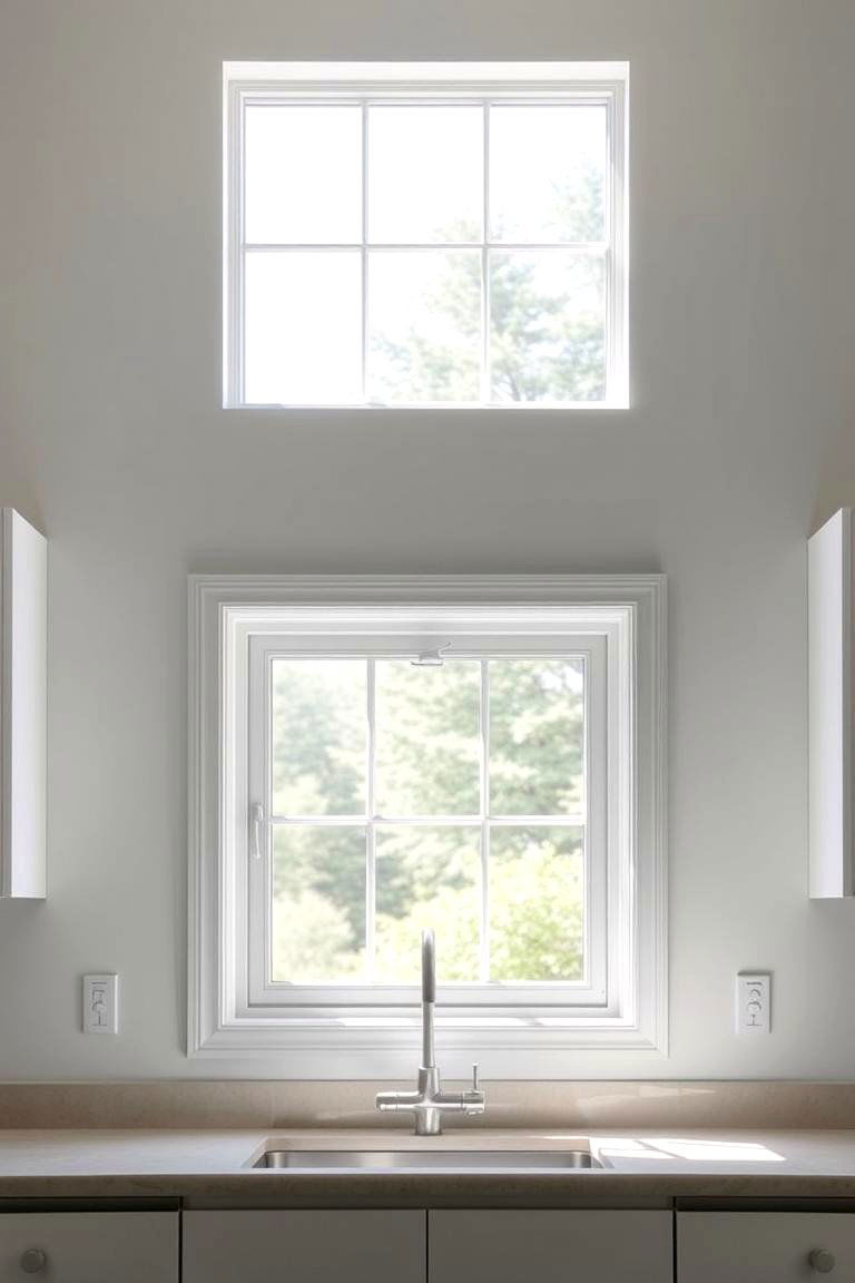 Modern Minimalism with a Single Pane - 24 Kitchen Window Ideas Over Sink