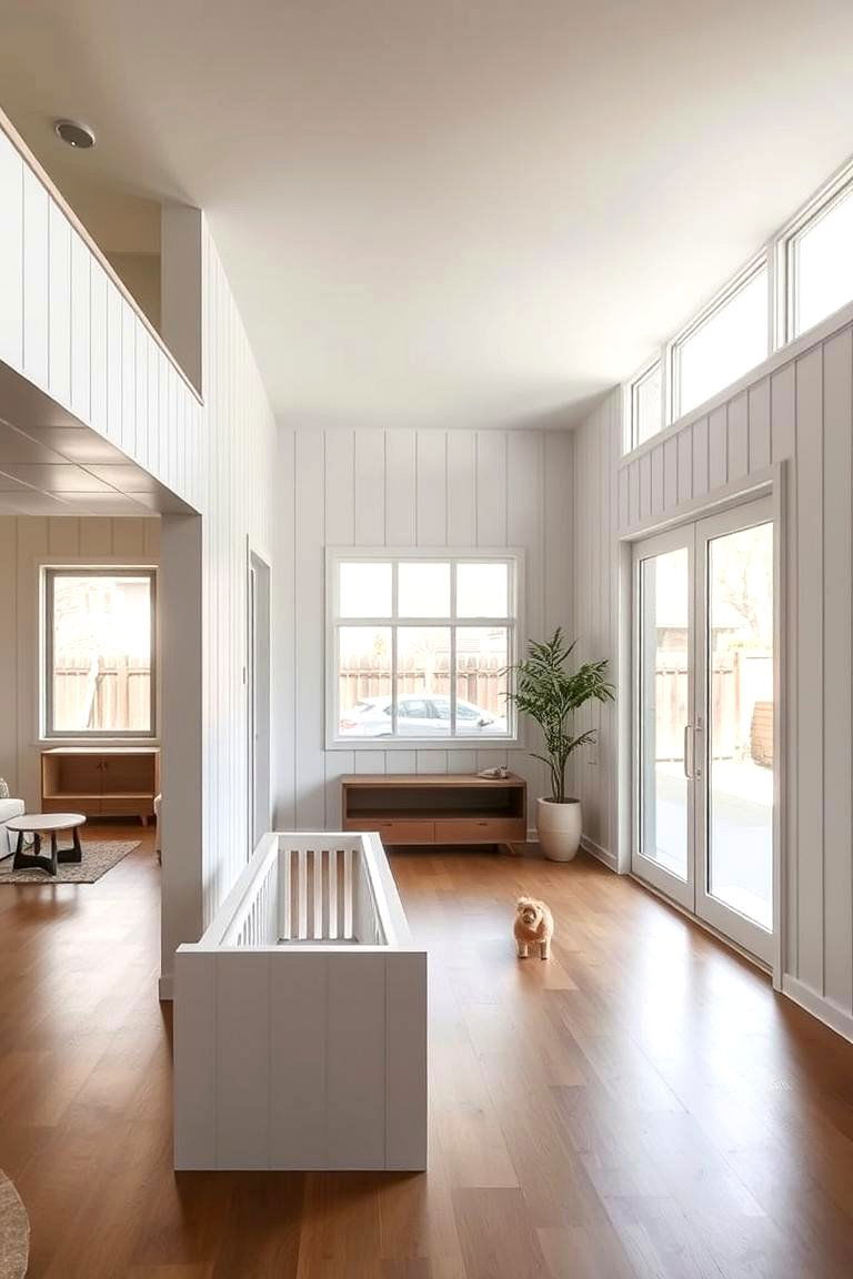 Modern Minimalist Board and Batten Wall - 24 Board and Batten Wall Ideas