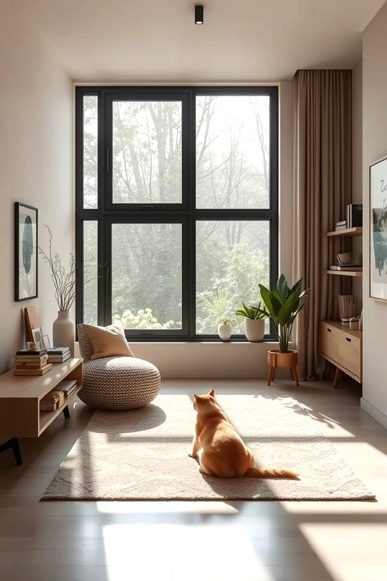 Modern Minimalist Cat Room - 24 Cat Room Ideas