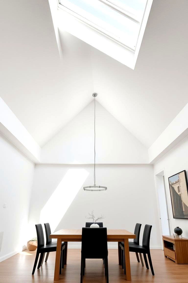 Modern Minimalist Ceiling Style - 24 Dining Room Ceiling Ideas