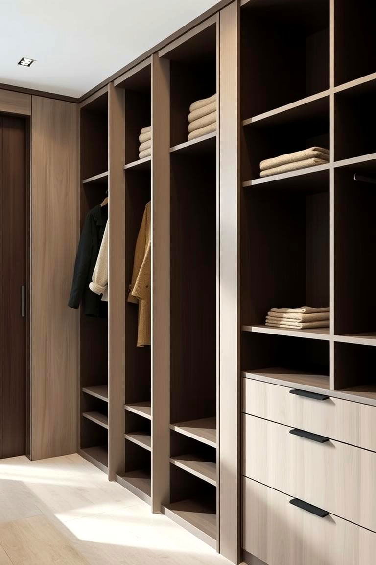 Modern Minimalist Coat Closet - 24 Coat Closet Ideas