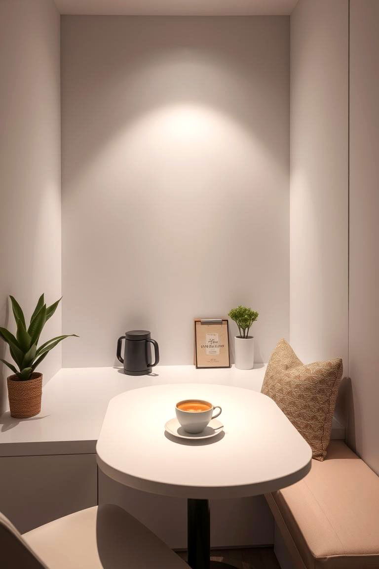 Modern Minimalist Coffee Nook - 24 Coffee Station Ideas