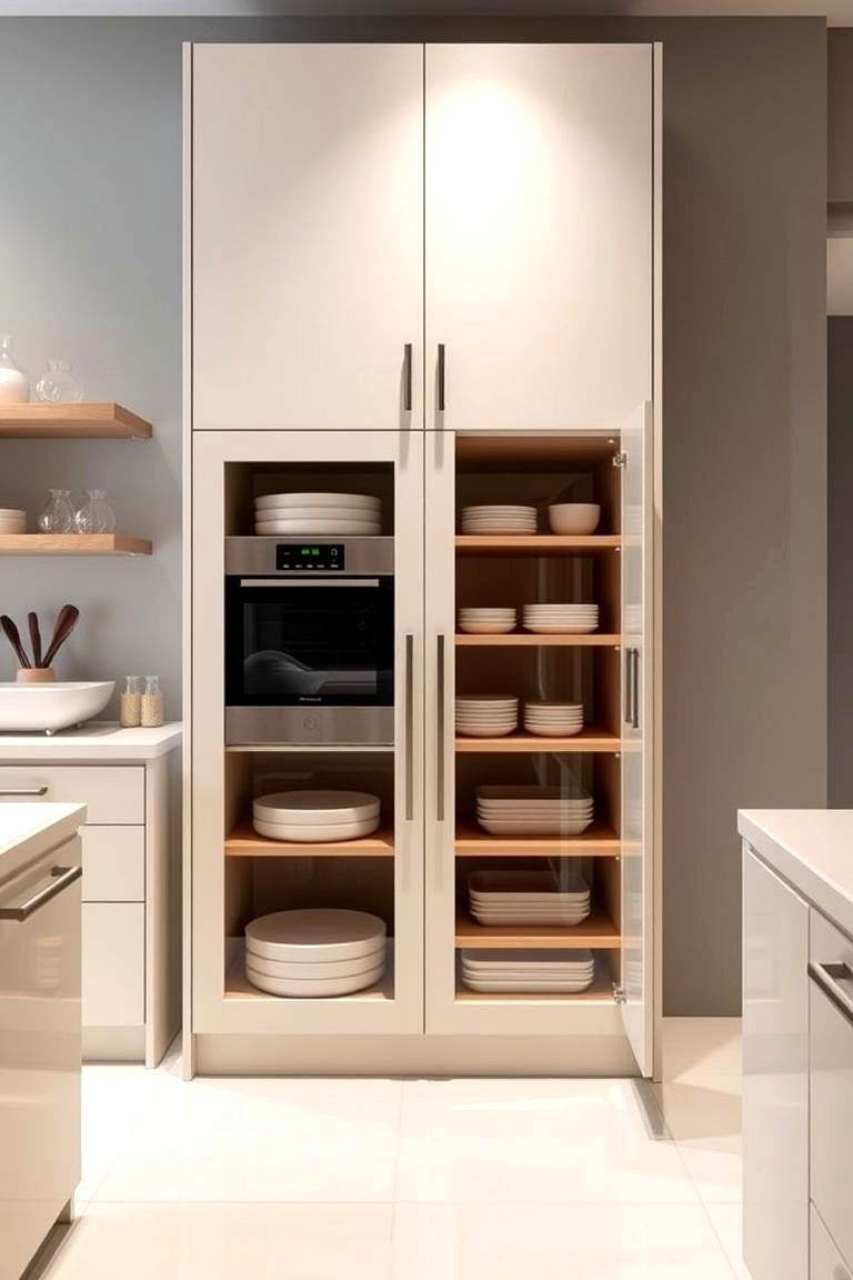 Modern Minimalist Corner Cabinet - 24 Blind Corner Kitchen Cabinet Ideas