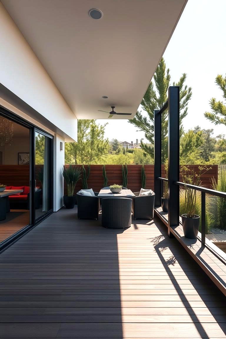Modern Minimalist Deck - 24 Large Deck Ideas