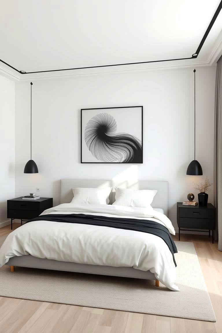 Modern Minimalist Decor - 24 Black and Gold Bedroom Ideas