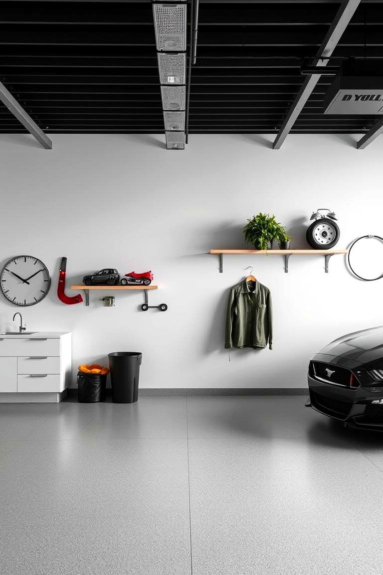 Modern Minimalist Design - 24 Garage Wall Ideas