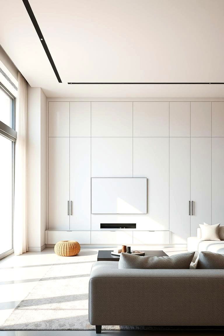 Modern Minimalist Design - 24 Floor to Ceiling Cabinets Ideas