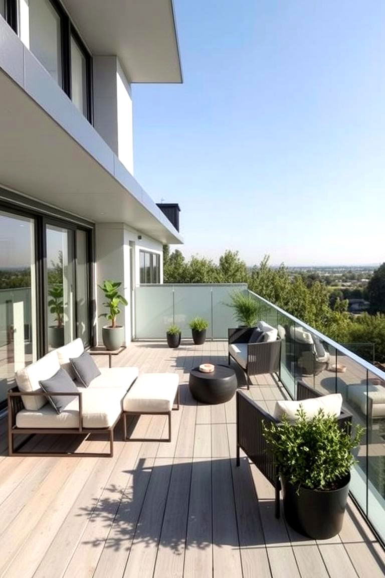 Modern Minimalist Design - 24 2nd Floor Deck Ideas