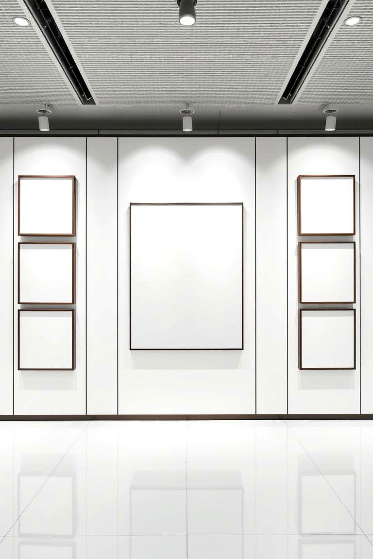 Modern Minimalist Display - 24 Photo Wall Ideas