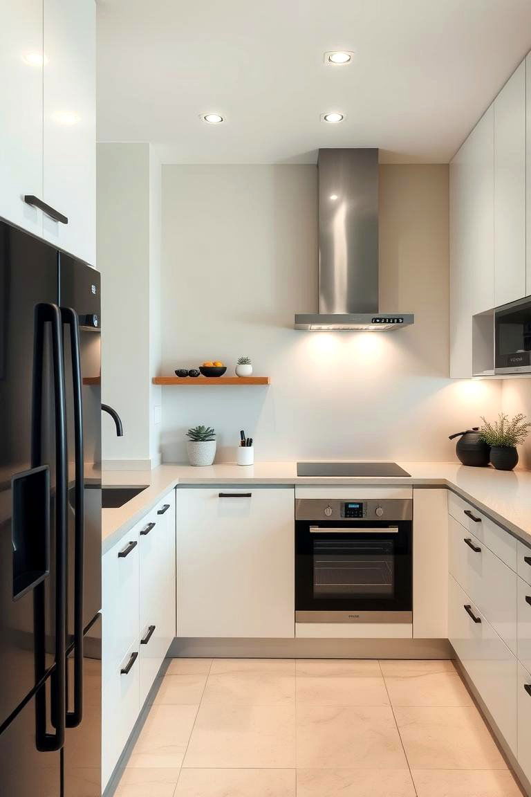 Modern Minimalist Elegance - 24 black and beige kitchen ideas