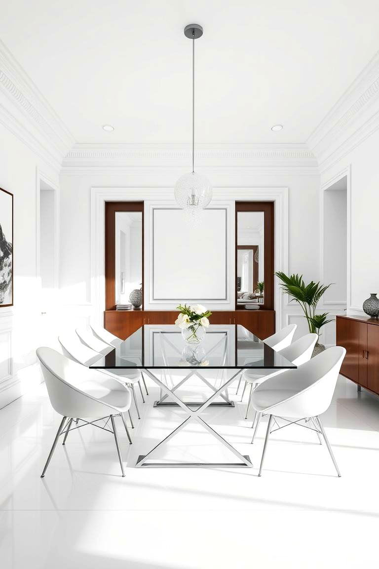 Modern Minimalist Formal Dining Room - 24 Formal Dining Room Ideas