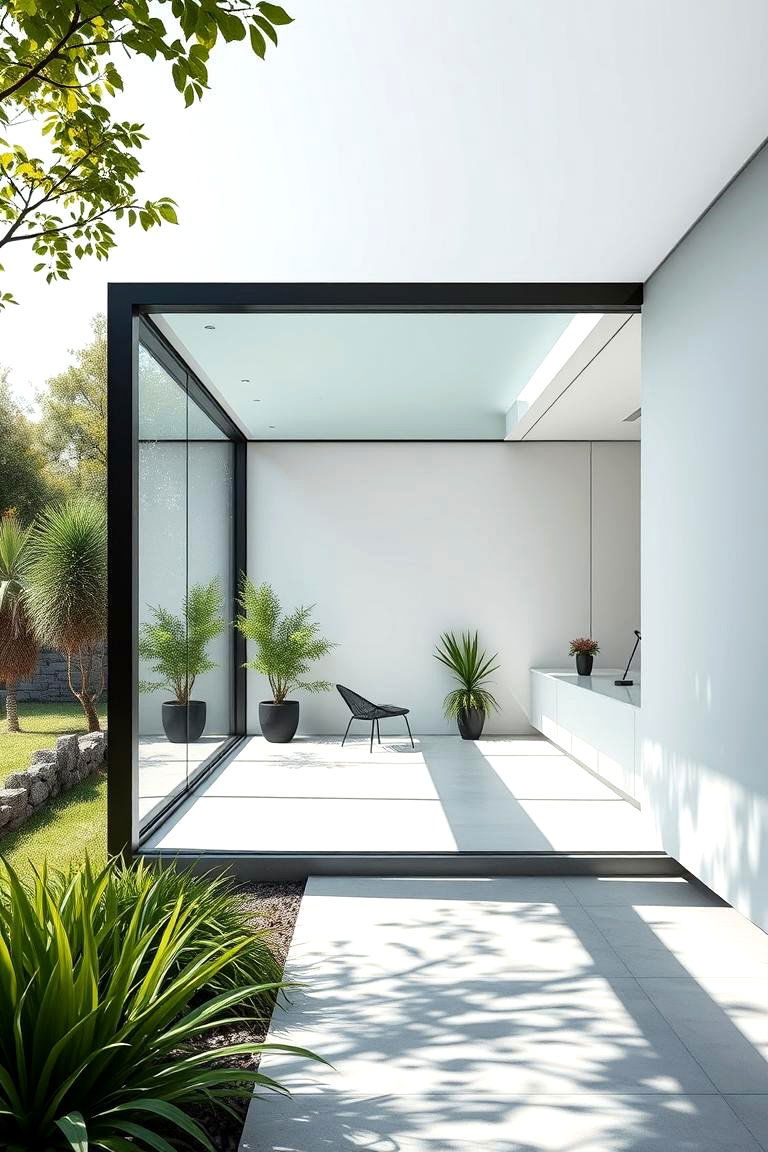 Modern Minimalist Garden Office - 24 Garden Office Ideas
