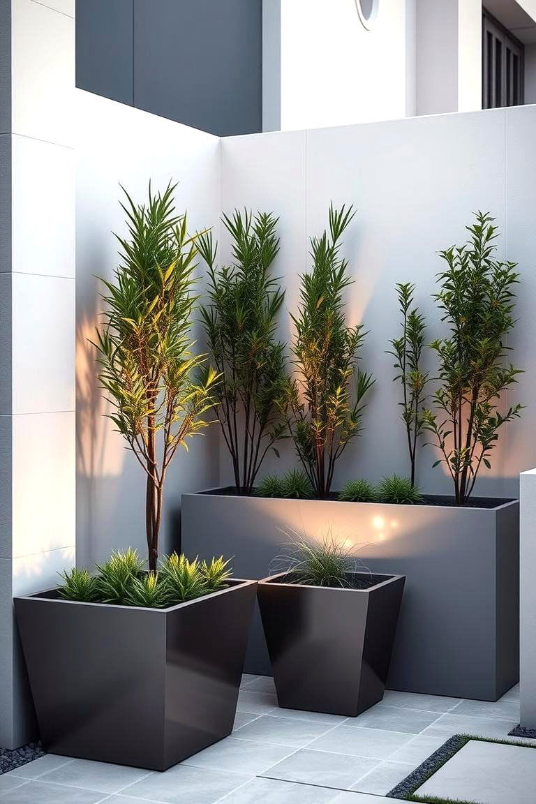 Modern Minimalist Garden - 24 Corner Garden Ideas