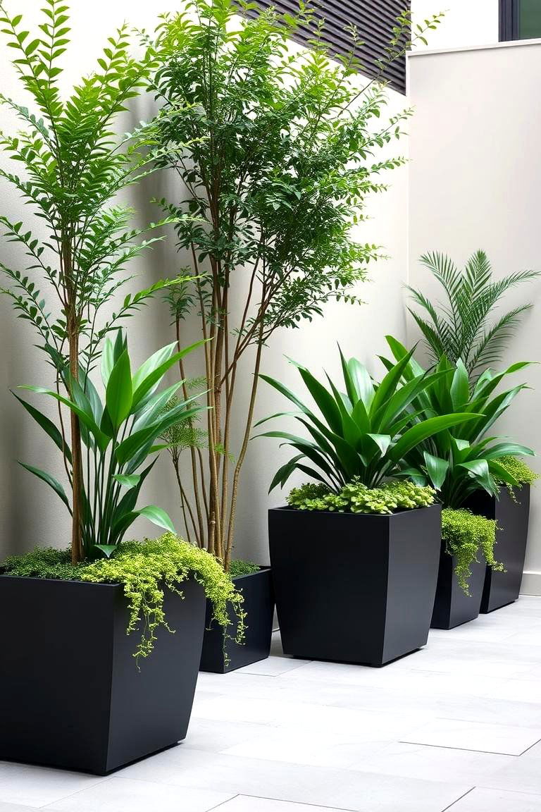 Modern Minimalist Green Space - 24 Small Garden Ideas