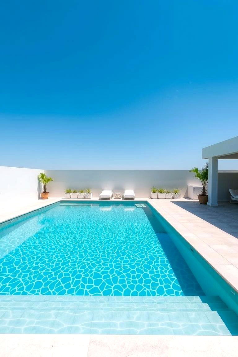 Modern Minimalist Lagoon Pool - 24 Lagoon Pool Design Ideas