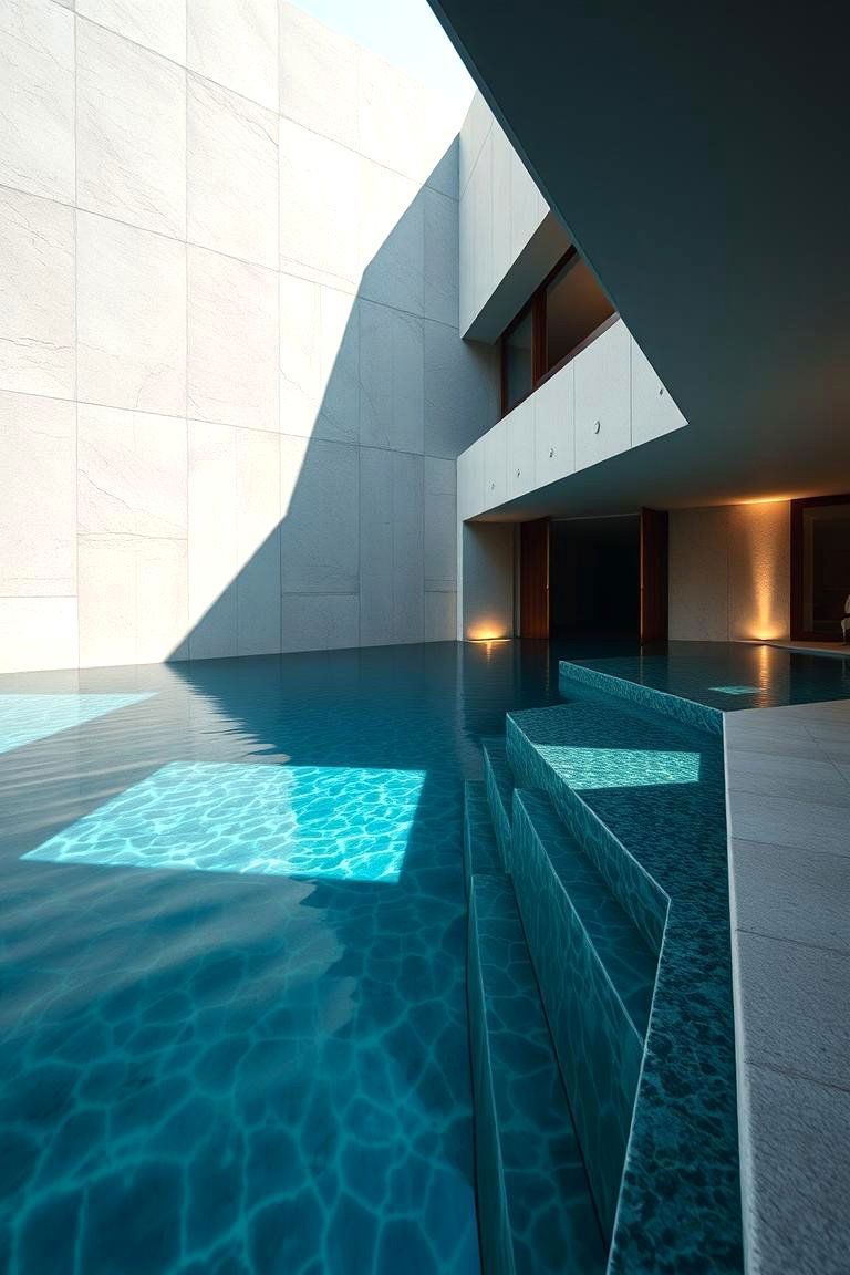 Modern Minimalist Lagoon - 24 Lagoon Pool Ideas