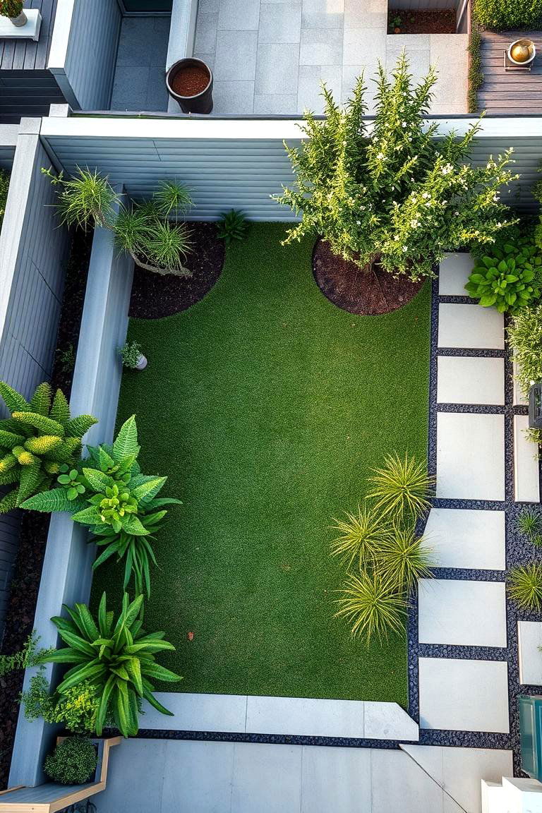 Modern Minimalist Landscape - 24 South Florida Landscaping Ideas