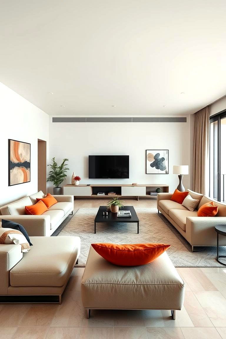 Modern Minimalist Luxury - 24 Mansion Living Room Ideas