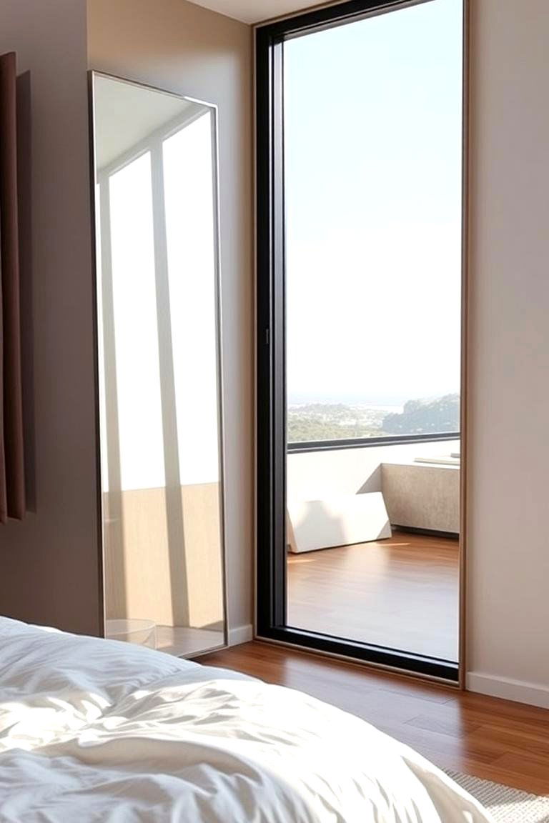 Modern Minimalist Mirror - 24 Bedroom Mirror Ideas