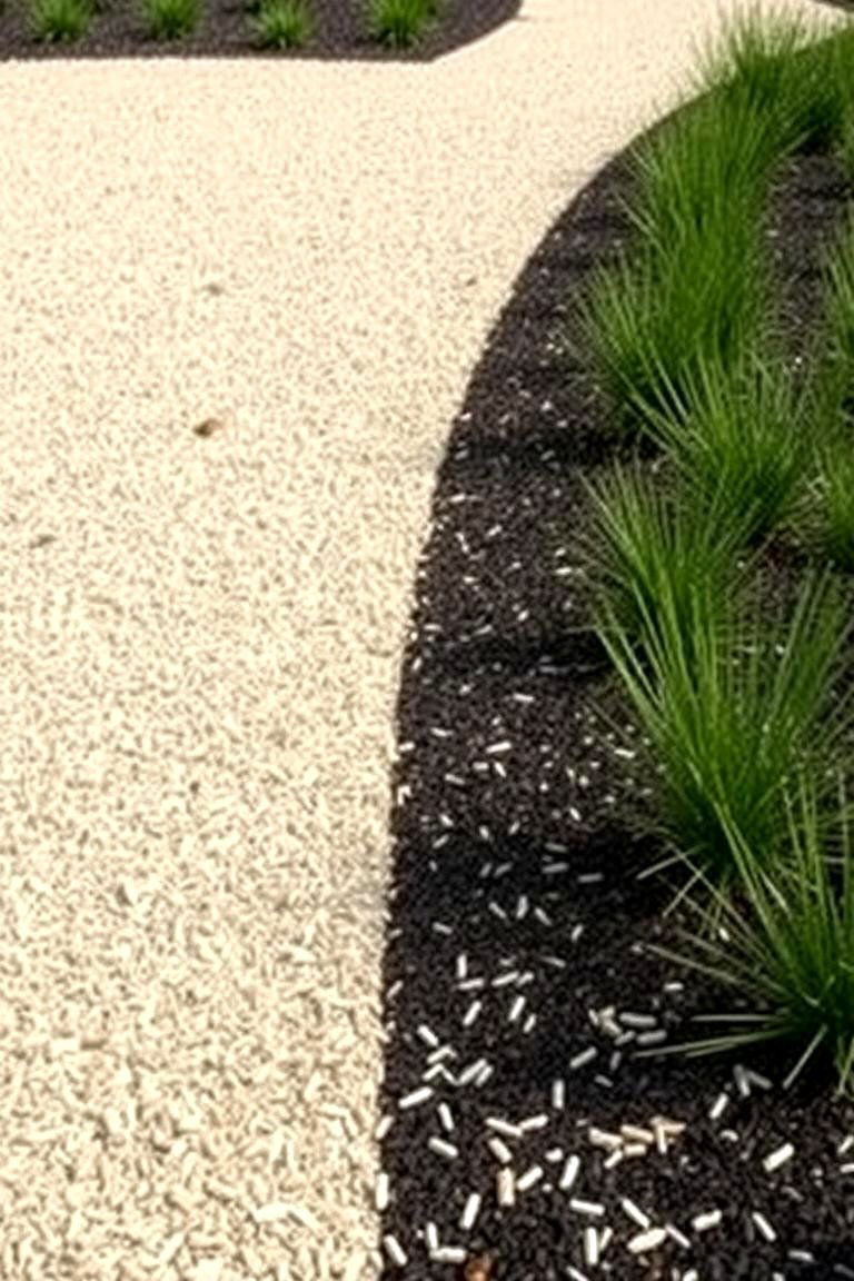 Modern Minimalist Mulch Path - 24 Mulch Pathway Ideas