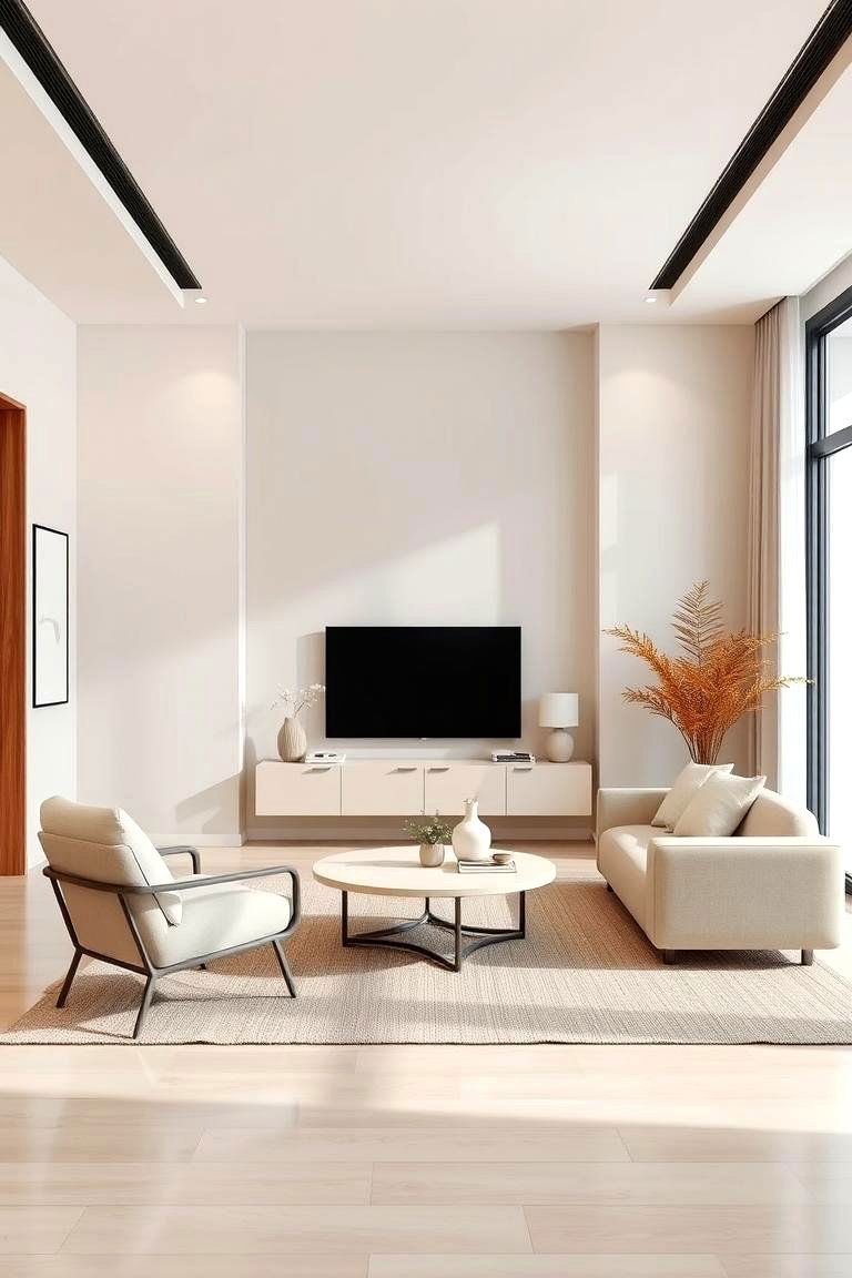 Modern Minimalist Neutrals - 24 Boys Room Paint Ideas