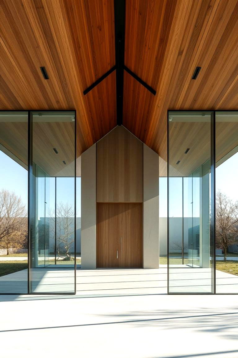 Modern Minimalist Pavilion - 24 Outdoor Pavilion Ideas