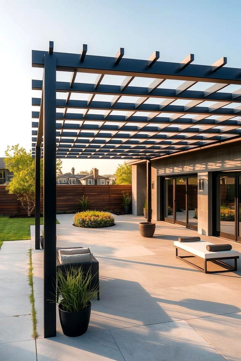 Modern Minimalist Pergola Shade Design - 24 Pergola Shade Ideas