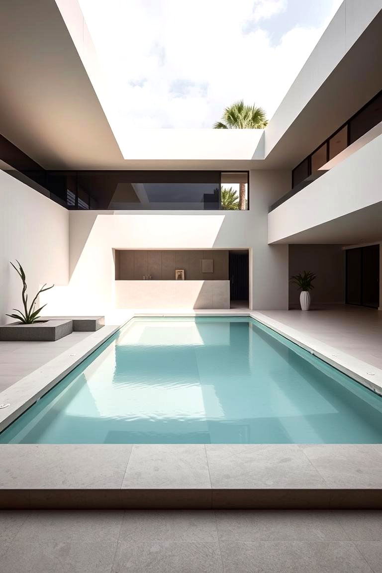 Modern Minimalist Pool - 24 Swimming Pool Ideas