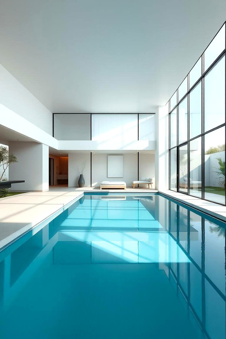 Modern Minimalist Pool Shed - 24 Pool Shed Ideas