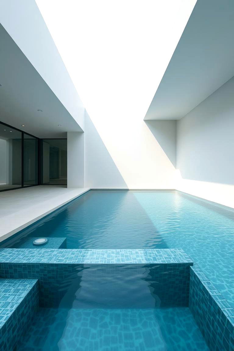 Modern Minimalist Pool - 24 Small Inground Pool Ideas