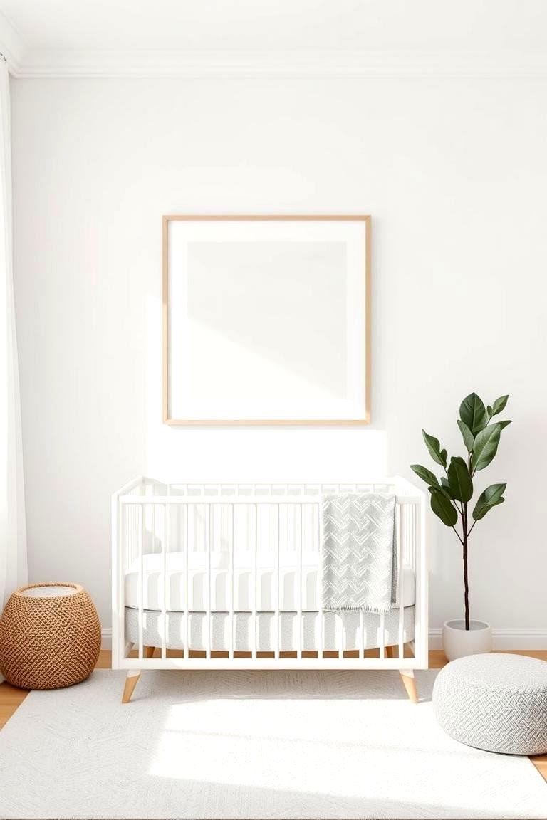 Modern Minimalist Prints - 24 Nursery Wall Decor Ideas