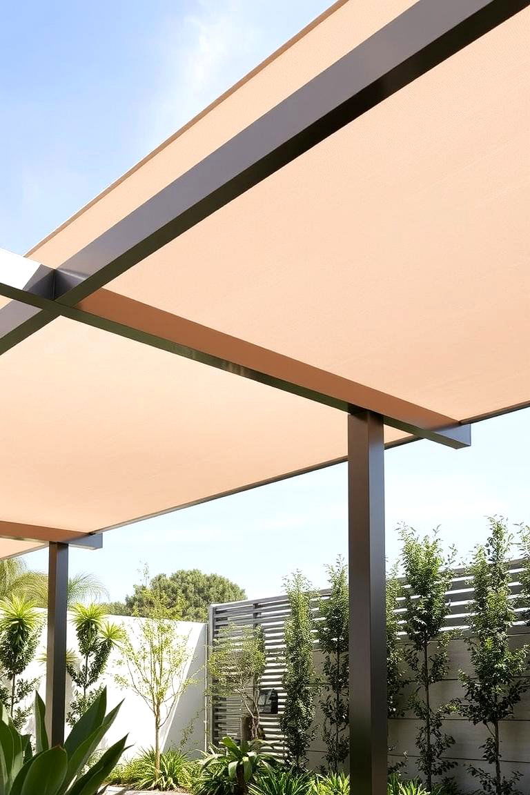Modern Minimalist Shade - 24 Garden Shade Ideas